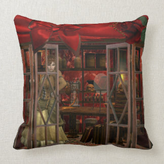 Steampunk-Ära-Elemente-Kissen. Kissen
