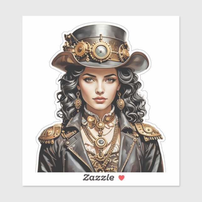STEAMPUNK ART AUFKLEBER (Blatt)