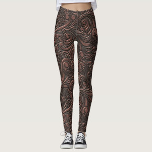Steampunk Art-cooler Science Fiction-Kupfer-Wirbel Leggings