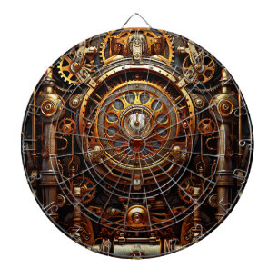 Steampunk Art Dartboard Dartscheibe