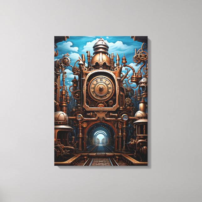 Steampunk Art Leinwand (Vorderseite)