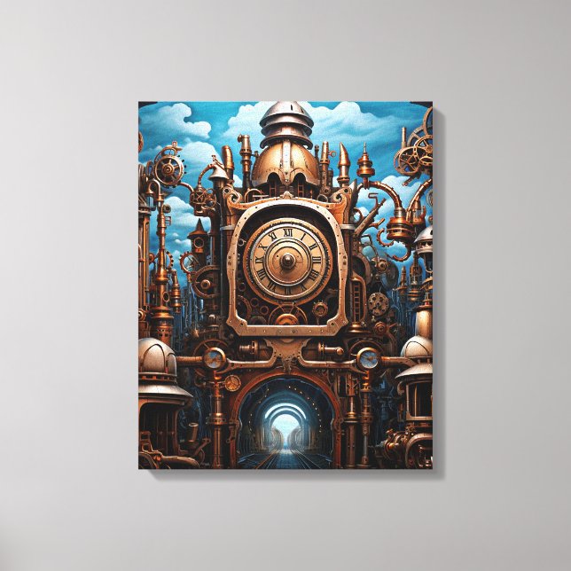 Steampunk Art Leinwand (Vorderseite)