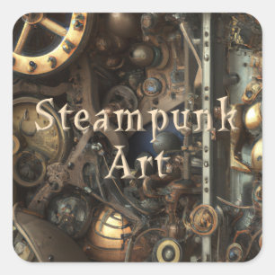 Steampunk Art Stickers