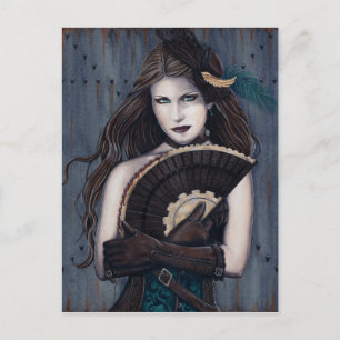 Steampunk Assassin Postcard Postkarte