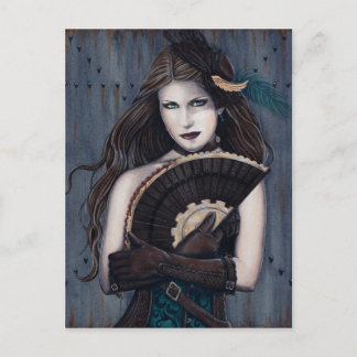Steampunk Assassin Postcard Postkarte