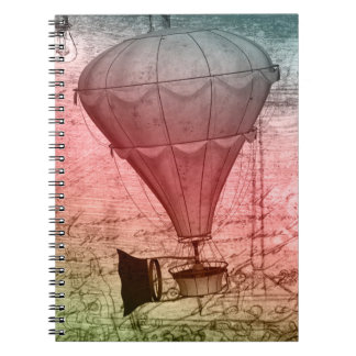 Steampunk-Ballon Sketch Hardcover Notebook Notizblock
