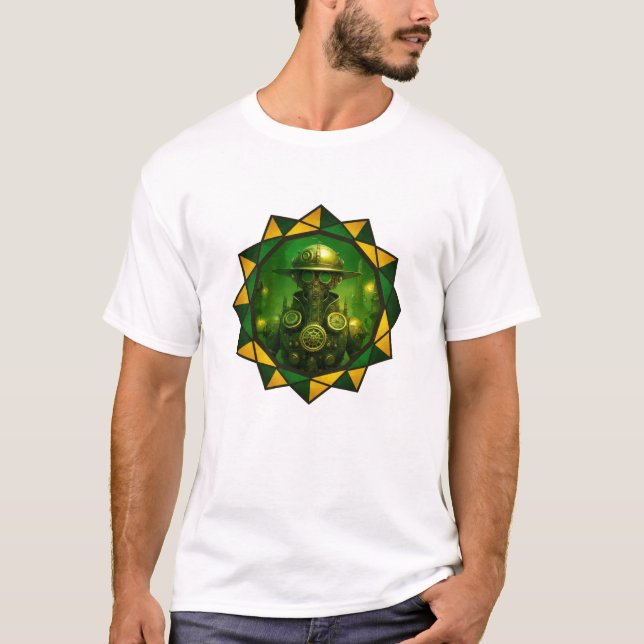 Steampunk-Bauarbeiter T-Shirt (Vorderseite)
