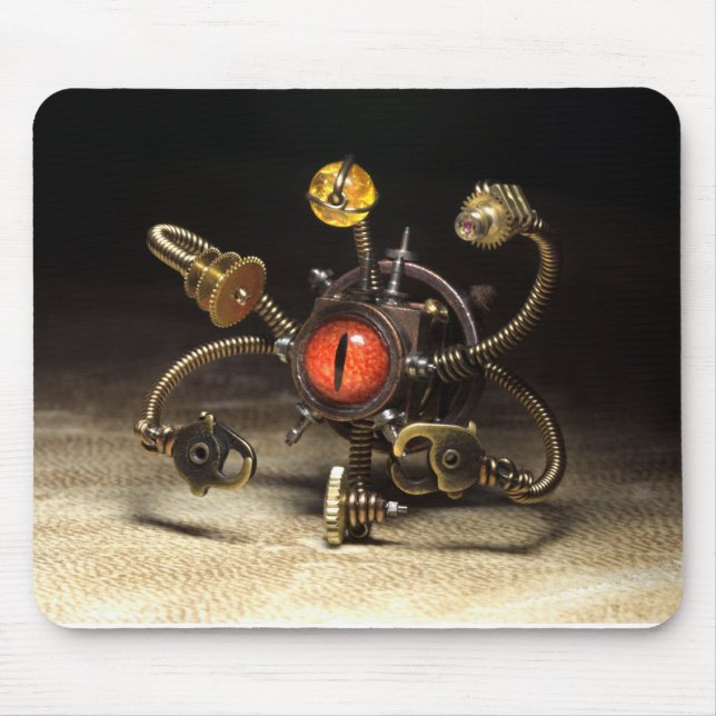 Steampunk Beschauer-Roboter durch Künstler Daniel Mousepad (Vorne)