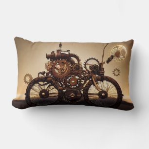 Steampunk Bicycle with Gears Lendenkissen