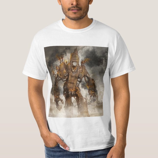 Steampunk Big Ben Shirt 2 (Vorderseite)