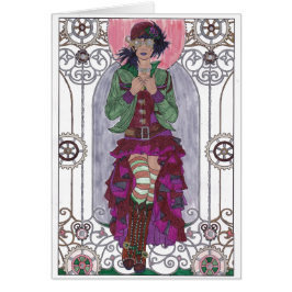 Steampunk Birthday Card - SF2