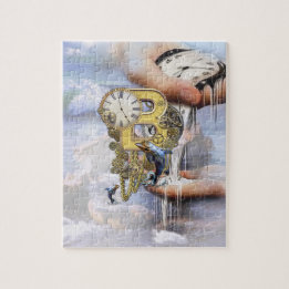 Steampunk Birthday Letter B Puzzle