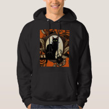 Steampunk Black Cat Halloween