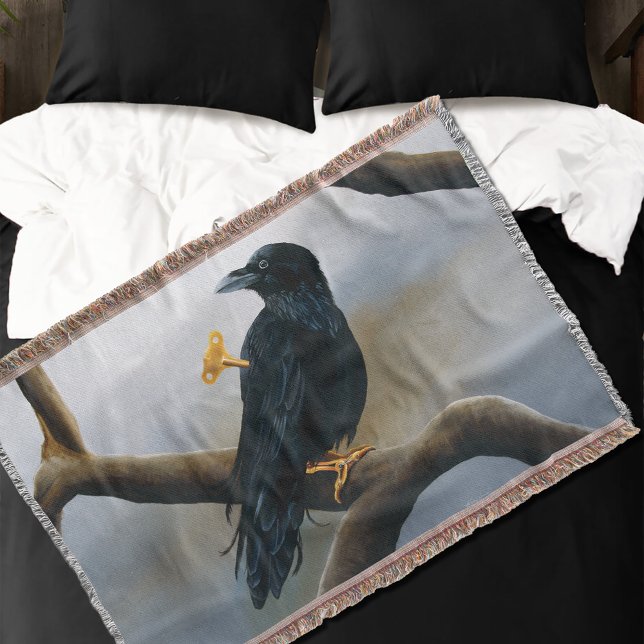 Steampunk Black Raven Decke (Von Creator hochgeladen)