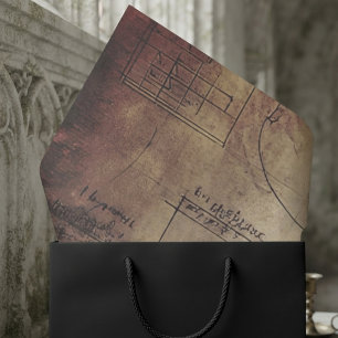 Steampunk-Blueprint-Kunst Seidenpapier