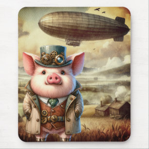Steampunk Boar Mousepad