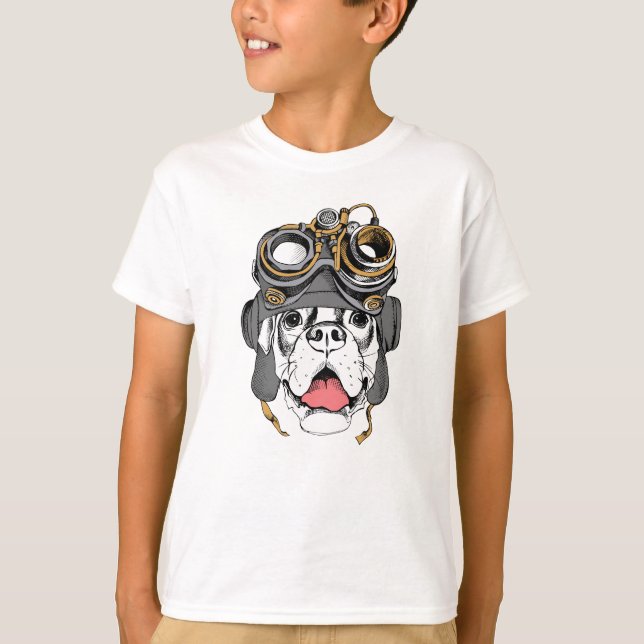 Steampunk Boxer T-Shirt (Vorderseite)