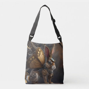 Steampunk Bunny Tragetaschen Mit Langen Trägern