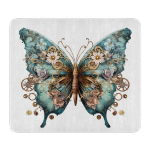 Steampunk Butterfly Cutting Board, Butterfly Schneidebrett