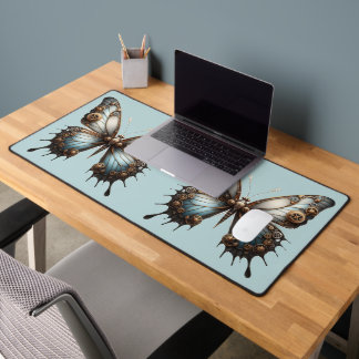 Steampunk Butterfly Desk Mat Schreibtischunterlage