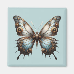 Steampunk Butterfly Magnet