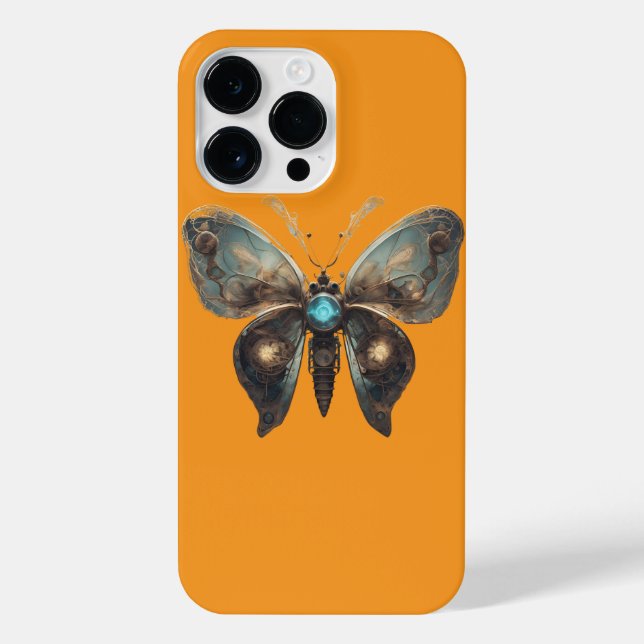 Steampunk Butterfly Shirt  iPhone Hülle (Rückseite)