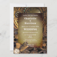 Steampunk-Butterfly Vintage mechanische Gänse