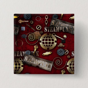 Steampunk Button