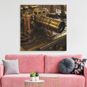 Steampunk Camera Leinwand Art