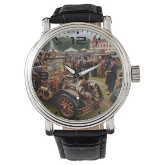Steampunk Car Show Watch Armbanduhr
