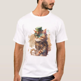 Steampunk Cat Adorable und Niedlich T-Shirt