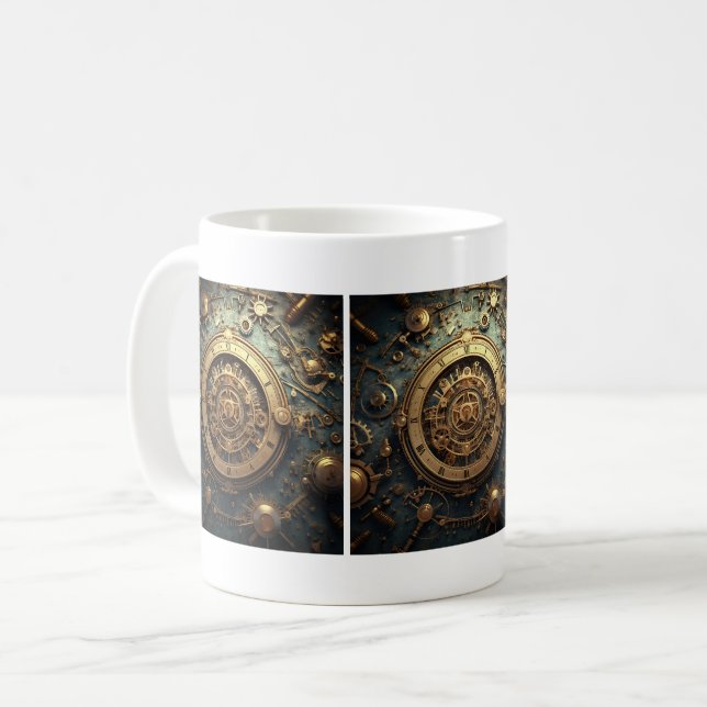 Steampunk Celestial Tasse (Vorderseite Links)