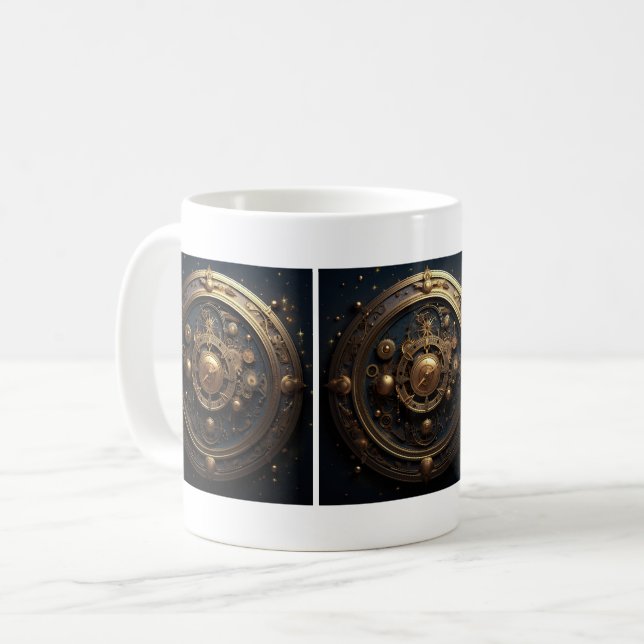 Steampunk Celestial Tasse (Vorderseite Links)