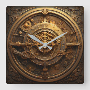 Steampunk Celestial Wall Uhr