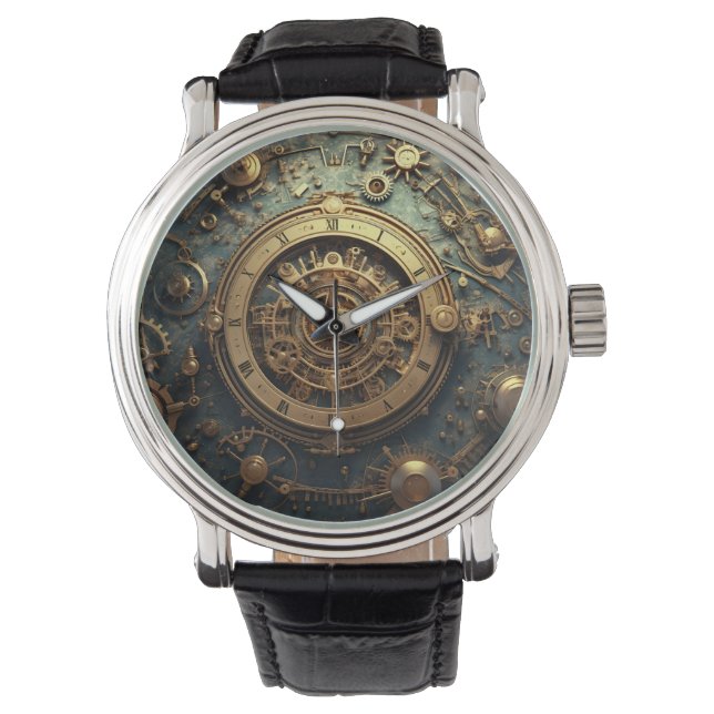 Steampunk Celestial Watch Armbanduhr (Vorderseite)