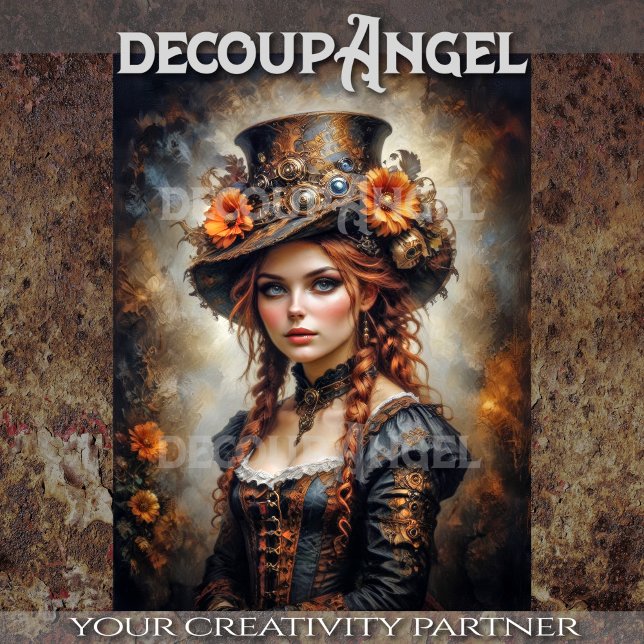 Steampunk Charm 2 Decoupage Seidenpapier (Von Creator hochgeladen)