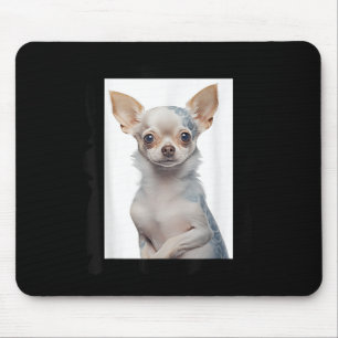 Steampunk Chihuahua Hund mit Groovy Tattoos Dog Da Mousepad