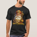 Steampunk Christmas Santa T-Shirt<br><div class="desc">Fun steampunk Weihnachten Weihnachten Weihnachten.</div>