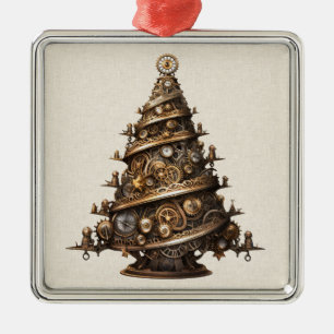 Steampunk Christmas Tree Ornament