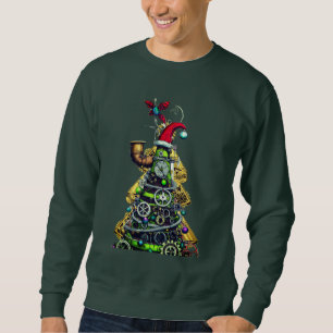 Steampunk Christmas Tree Sweatshirt