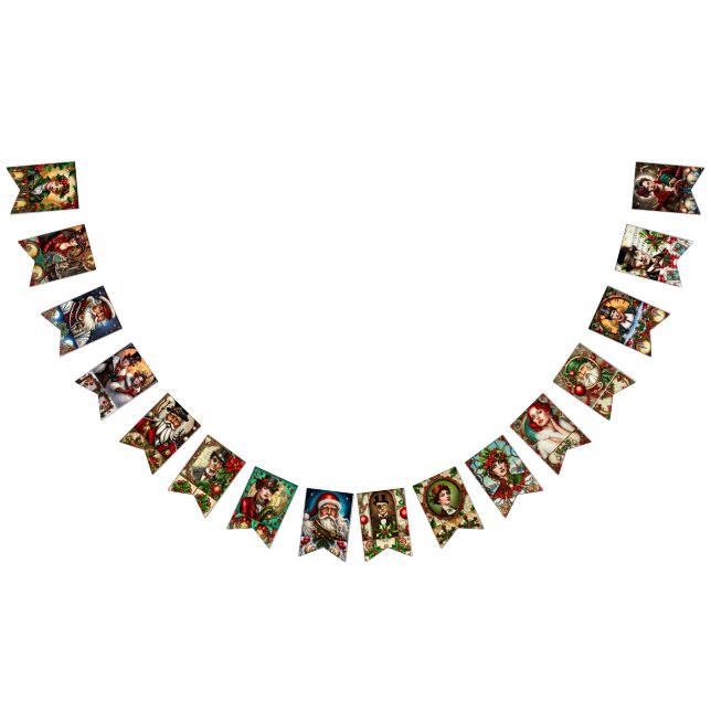 Steampunk Christmas Wimpelkette (Alle)