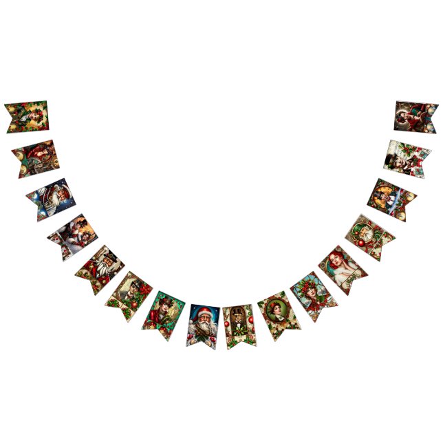 Steampunk Christmas Wimpelkette (Alle)