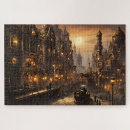 Steampunk City Fantasy Puzzle