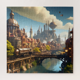 Steampunk City Waterside Puzzle