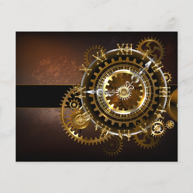 Steampunk clock (Vorderseite)