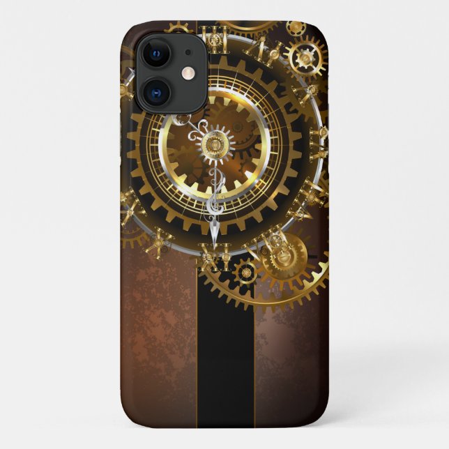 Steampunk clock Case-Mate iPhone hülle (Rückseite)