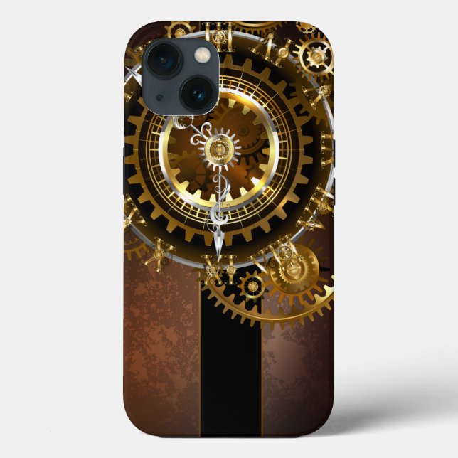 Steampunk clock Case-Mate iPhone hülle (Rückseite)