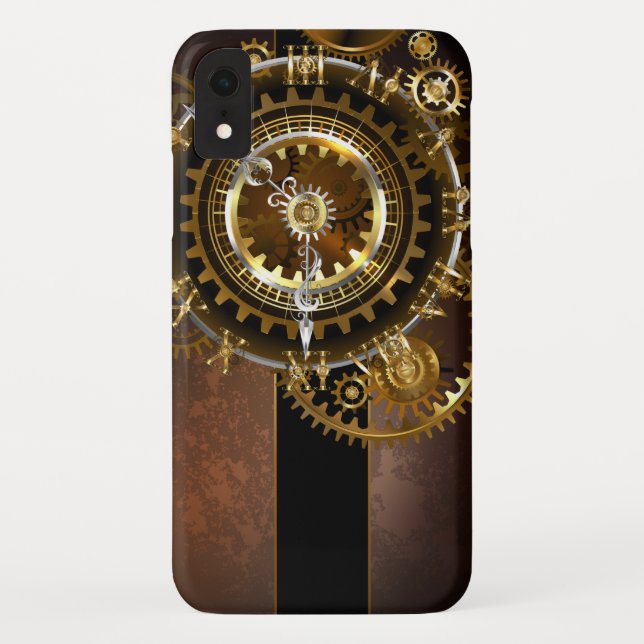 Steampunk clock Case-Mate iPhone hülle (Rückseite)