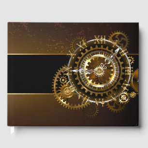 Steampunk clock gästebuch