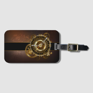 Steampunk clock gepäckanhänger